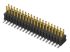 Samtec FTSH Series Straight Pin Header, 30 Contact(s), 1.27mm Pitch, 2 Row(s), Unshrouded