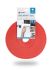 VELCRO® VEL-OW64105 One-Wrap Doppelseitig - Haken und Schlaufen Klettband, 10mm x 25m, Rot