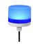 RS PRO Blue Steady Beacon, 24 Vdc, Screw Mount, LED Bulb, IP66
