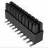 Samtec IPS1 Series Right Angle Through Hole Mount PCB Socket, 50-Contact, 2-Row, 2.54mm Pitch, Solder Termination