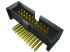 Samtec SHF Series Right Angle PCB Header, 10 Contact(s), 1.27mm Pitch, 2 Row(s), Shrouded