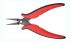 RS PRO Long Nose Pliers, 155 mm Overall, Straight Tip, 28mm Jaw