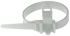 MECATRACTION White Polyamide Releasable Cable Tie, 187mm x 9 mm