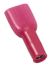 MECATRACTION S Red Insulated Female Spade Connector, Receptacle, 6.35 x 0.81mm Tab Size