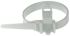 MECATRACTION Cable Tie, Releasable, 251mm x 9 mm, White Polyamide, Pk-100