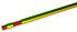 RS PRO Green/Yellow 6 mm² Hook Up Wire, 10 AWG, 100m, PVC Insulation