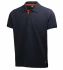 Helly Hansen Oxford Navy Cotton Polo Shirt, L, L