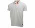 Helly Hansen Oxford Grey Cotton Polo Shirt, M, M