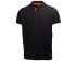 Helly Hansen Oxford Black Cotton Polo Shirt, S, S