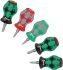 Wera 335, 350 PH, 368 Phillips; Slotted; Square Stubby Screwdriver Set, 5-Piece