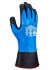 Showa S-TEX 377SC Black/Blue Work Gloves, Size 7, Medium