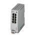 Phoenix Contact Ethernet Switch, 8 RJ45 port, 24V dc, 100Mbit/s Transmission Speed, DIN Rail Mount FL NAT 2208