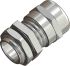 RS PRO Silver Metal Cable Gland, PG11 Thread, 5mm Min, 10mm Max, IP68