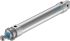 Festo Pneumatic Piston Rod Cylinder - 196037, 40mm Bore, 200mm Stroke, DSNU Series, Double Acting
