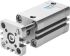 Festo 双作用微型气缸, 15mm行程, 40mm孔径, adngf.系列