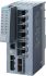 Switch Ethernet Siemens SCALANCE 6 Ports RJ45, 10/100/1000Mbit/s, montage Rail DIN, mur 24V c.c.