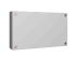 Rittal KX Series Light Grey Sheet Steel Enclosure, IP55, IK08, Flanged, Light Grey Lid, 120 x 500 x 300mm