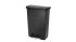 Rubbermaid Commercial Products Slim Jim 90L Black Pedal Waste Bin
