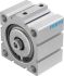Festo Pneumatic Compact Cylinder - 188309, 80mm Bore, 15mm Stroke, ADVC Series, Double Acting