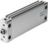 Festo Pneumatic Compact Cylinder - 164054, 40mm Bore, 25mm Stroke, DZF-40-25-P-A Series, Double Acting