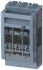 Siemens 160A熔断器式隔离开关, 3极, 最大160A, NH000、NH00熔断器