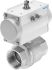 Festo Ball type Pneumatic Actuated Valve 1-1/2in, 25 bar