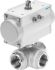 Festo Ball type Pneumatic Actuated Valve 3/8in, 25 bar