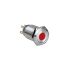 Bulgin MPI005 Druckschalter Rot beleuchtet Rastend Tafelmontage, EIN-AUS Schalter, 1-polig 12V