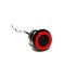 Capacitive Switch Momentary NO,Illuminated, Green, Red, IP68, IP69K Red Anodised