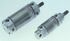 Norgren Pneumatic Piston Rod Cylinder - 40mm Bore, 160mm Stroke, RT/57210/M/25 Series, Double Acting