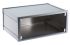 METCASE Mettec, Aluminium, 230 x 193 x 120mm Desktop Enclosure, Grey