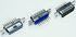 Cinch D-Sub konnektor, fatning, 9-Polet, FD Serien, 2.76mm benafstand, Lige, Hulmontering, Lodde terminering, 200,0 V.,