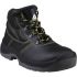 Delta Plus JUMPER3 S1P PSRC Black Steel Toe Capped Unisex Ankle Safety Boots, UK 12, EU 47