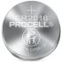 Batteria a bottone Duracell Procell CR2016, Litio diossido di manganese, 3V