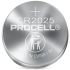 Batteria a bottone Duracell Procell CR2025, Litio diossido di manganese, 3V