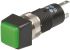 Indicador LED EAO, Verde, lente prominente, marco Negro, Ø montaje 8mm, 2.2V dc, 20mA