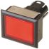 Cabezal de pulsador EAO, de color Rojo, Enclavamiento, IP65