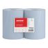 Rollo de papel para limpieza industrial Katrin / Rollo Azul de 3 capas, 500 Hojas de 360 x 380mm