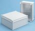Fibox FEX Series Grey Polycarbonate Enclosure, IP54, Transparent Lid, 188 x 188 x 180mm