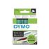 Cinta para impresora de etiquetas Dymo, color Negro sobre fondo Verde, 1 Roll, para usar con Dymo 360, Dymo 420P, Dymo