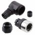 Brad from Molex Circular Connector, 4 Contacts, Cable Mount, M12 Connector, Plug, Male, IP69K, Ultra-Lock Series