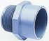 Georg Fischer Straight Adapter PVC & ABS Threaded Fitting