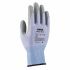 Uvex Unidur Blue Elastane, HPPE, Polyamide Cut Resistant Work Gloves, Size 9, Large, Polyurethane Coating