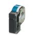 Phoenix Contact MM-EMLF (EX18)R C1 BU/WH White on Blue Label Printer Tape for THERMOFOX, THERMOMARK GO, THERMOMARK GO.K