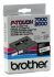 Cinta para impresora de etiquetas Brother, color Negro sobre fondo Blanco, 1 Roll, para usar con PC, P-Touch 7000,