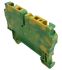 Weidmüller 4-Way WDK 2.5PE Double Deck Earth Terminal Block, 1.5 → 150mm², 26 → 12 AWG Wire, Screw Down,