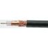 Koaxiální kabel RG179, Černá Nízká hořlavost a bez halogenů (LSZH), A: Bez koncovky, vnější průměr: 2.64mm, B: Bez