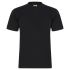Orn Waxbill Earthpro Unisex T-Shirt, Baumwolle, Recycelter Polyester Schwarz, Größe S