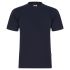 Orn Navy Cotton, Recycled Polyester Short Sleeve T-Shirt, UK- M, EUR- M