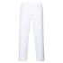 Portwest White Unisex's 35% Cotton, 65% Polyester Durable Trousers, 96cm Waist